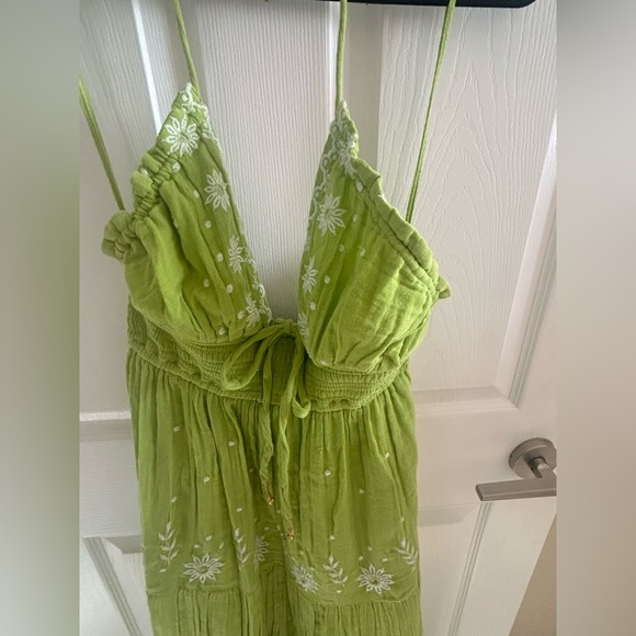 Free People Real Love Embroidered Maxi Dress  size medium - Picture 3 of 5